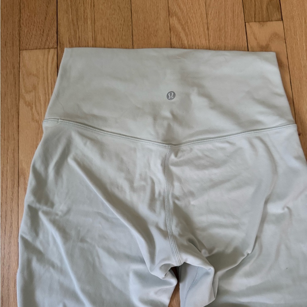 icy blue lululemon leggings align double lined